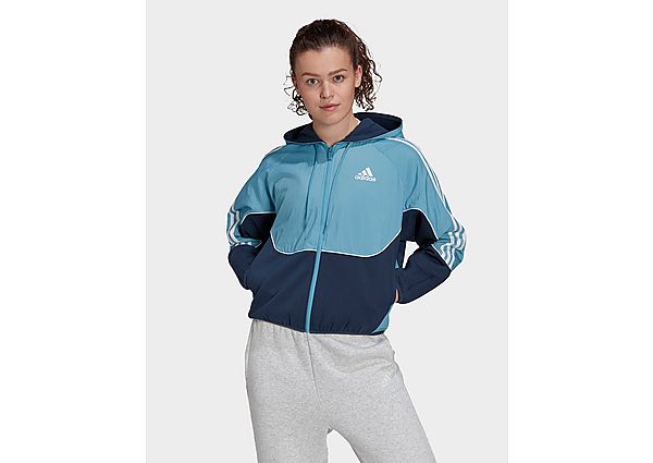 adidas Veste à capuche Sportswear Colorblock Full-Zip - Crew Navy / Hazy Blue, Crew Navy / Hazy Blue