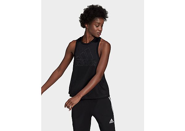 adidas Débardeur Sportswear Double-Layer Mesh - Black, Black