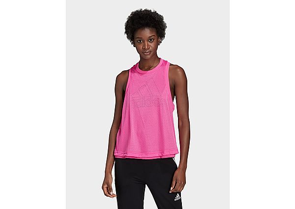 adidas Débardeur Sportswear Double-Layer Mesh - Screaming Pink, Screaming Pink