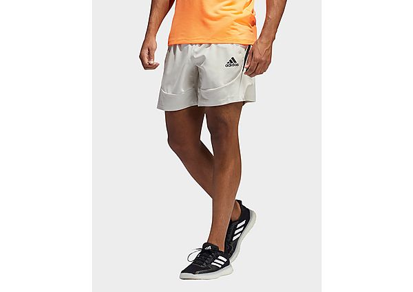 adidas Short AEROREADY 3-Stripes Slim - Aluminium, Aluminium