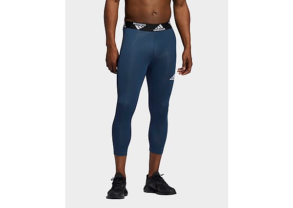 adidas Tight Techfit 3/4 3-Stripes - Crew Navy, Crew Navy