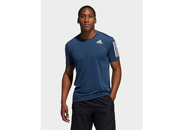 adidas T-shirt Techfit 3-Stripes Fitted - Crew Navy, Crew Navy