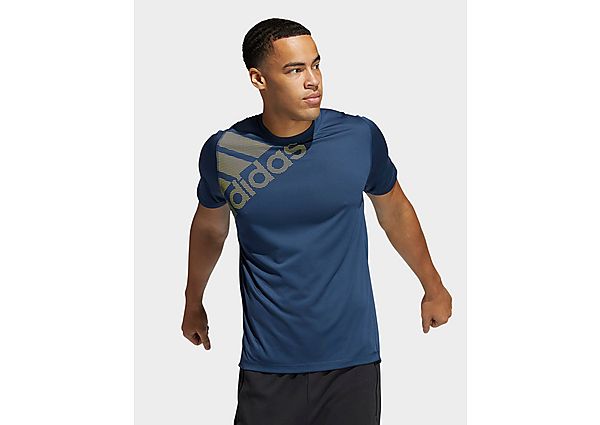 adidas T-shirt FreeLift Badge of Sport Graphic - Crew Navy, Crew Navy