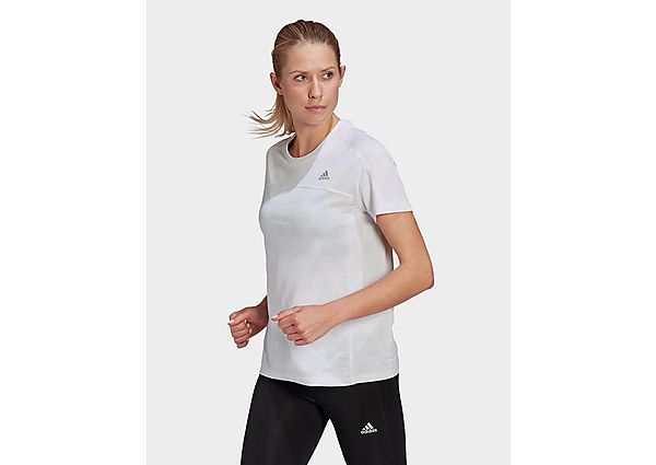 adidas T-shirt HEAT.RDY Running - White, White