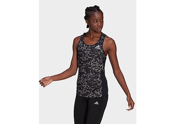 adidas Débardeur Fast Graphic - Grey Four / Black / Multicolor, Grey Four / Black / Multicolor