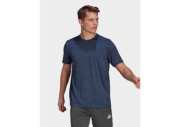adidas T-shirt AEROREADY Designed To Move Sport Stretch - Crew Navy Mel, Crew Navy Mel