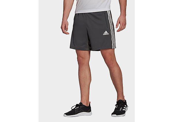 adidas Short Primeblue Designed To Move Sport 3-Stripes - Grey Six / White, Grey Six / White
