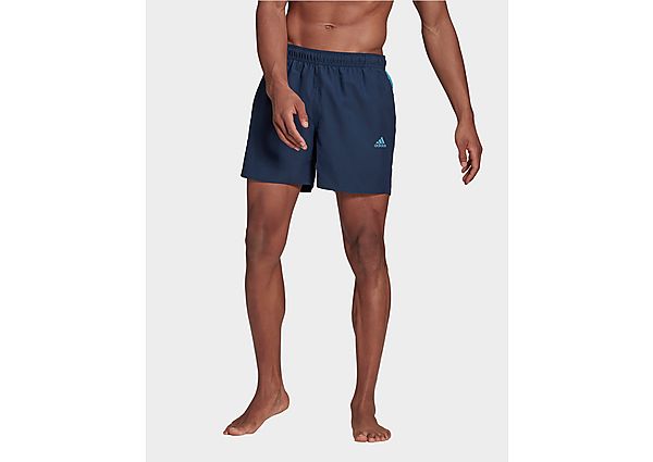adidas Short de bain Short-Length Colorblock 3-Stripes - Crew Navy / Hazy Blue, Crew Navy / Hazy Blu