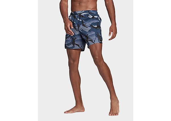 adidas Short de bain Short-Length Graphic - Crew Navy / Crew Blue, Crew Navy / Crew Blue