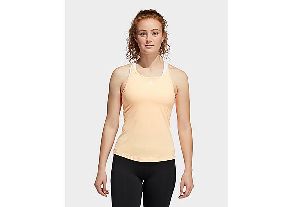 adidas Débardeur Performance - Acid Orange / White, Acid Orange / White