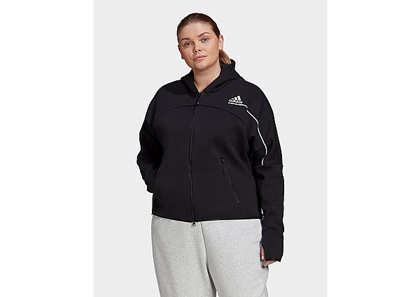 adidas Veste à capuche Z.N.E. (Grandes tailles) - Black, Black