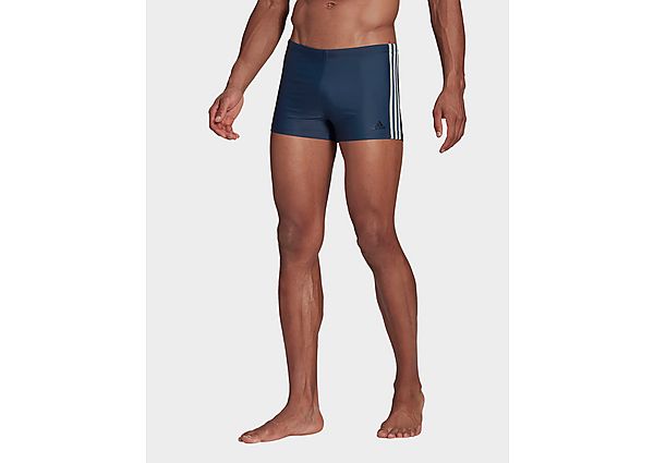 adidas Boxer de natation 3-Stripes - Crew Navy / Halo Green, Crew Navy / Halo Green
