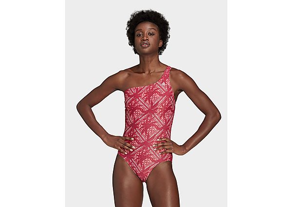 adidas Maillot de bain SH3.RO Asymmetrical Festivibes - Wild Pink / Hazy Rose / Cream White, Wild Pi