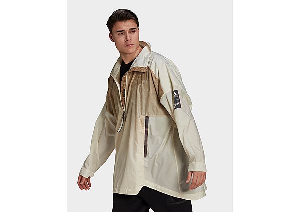 adidas Veste MYSHELTER Parley WIND.RDY Anorak - Cream White / Cardboard, Cream White / Cardboard