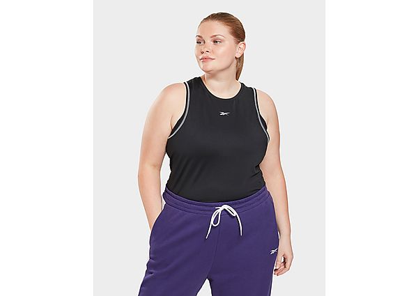 Reebok débardeur en mesh workout ready (grande taille) - Black, Black