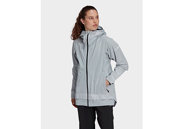 adidas Veste de pluie Terrex Primeknit 2.5-Layer - Halo Blue, Halo Blue