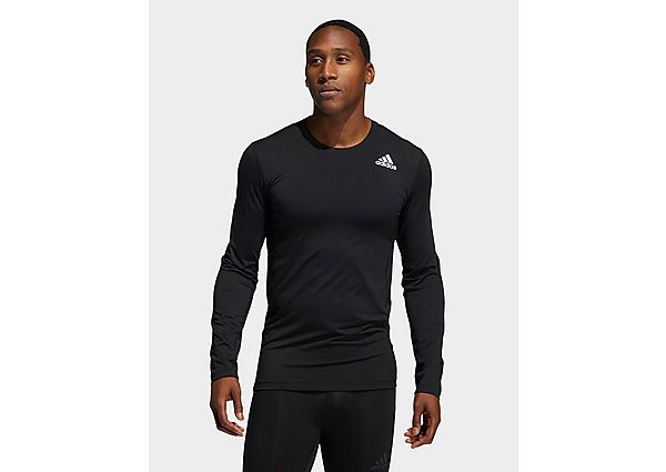 adidas T-shirt Techfit Compression Long Sleeve - Black, Black