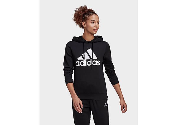 adidas Sweat-shirt à capuche Essentials Relaxed Logo - Black / White, Black / White