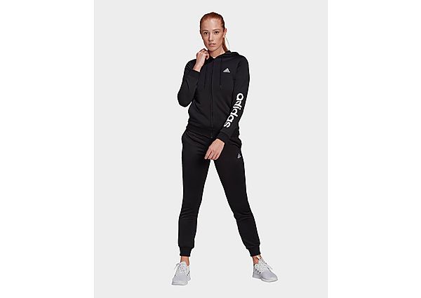 adidas Survêtement Essentials Logo French Terry - Black / White, Black / White