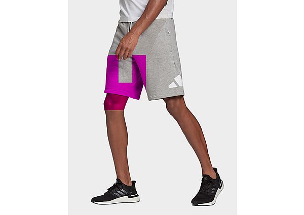 adidas Short Sportswear Badge of Sport - Medium Grey Heather, Medium Grey Heather