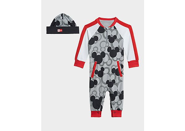 adidas Combinaison Disney Mickey Mouse - Mgh Solid Grey / Black / White / Vivid Red, Mgh Solid Grey