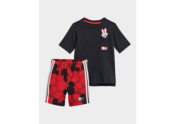 adidas Ensemble Disney Mickey Mouse Summer - Black / White / Vivid Red, Black / White / Vivid Red