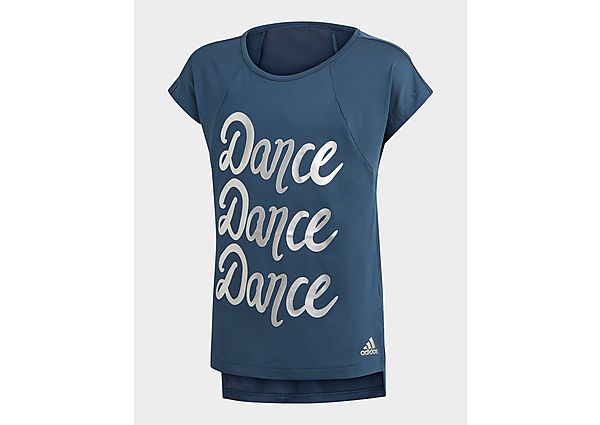 adidas T-shirt AEROREADY Dance - Crew Navy / Silver Metallic, Crew Navy / Silver Metallic