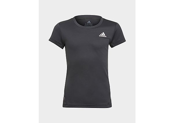 adidas T-shirt AEROREADY 3-Stripes - Black / Black / White, Black / Black / White