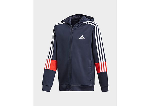 adidas Veste à capuche AEROREADY 3-Stripes Flow Primeblue - Legend Ink / Vivid Red, Legend Ink / Viv