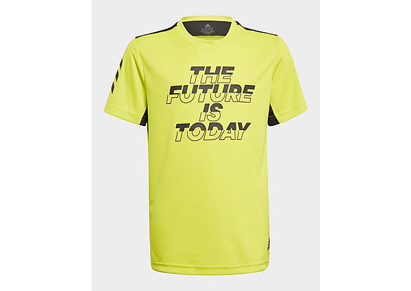 adidas T-shirt XFG AEROREADY Primeblue - Acid Yellow / Black, Acid Yellow / Black