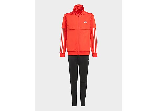 adidas Survêtement 3-Stripes Team - Vivid Red / White, Vivid Red / White