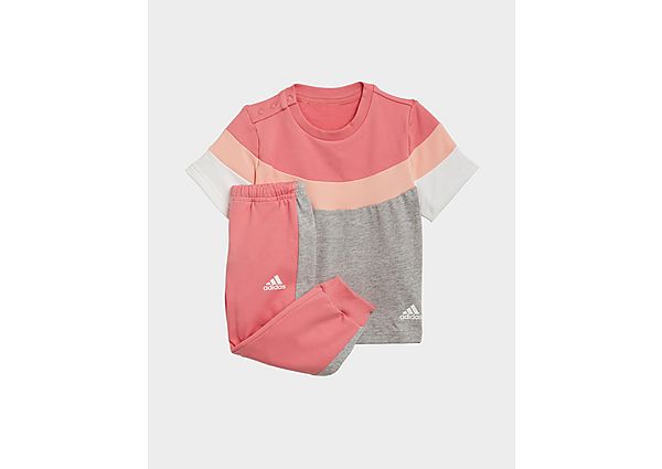 adidas Ensemble bébés Summer - Hazy Rose / Glow Pink / Medium Grey Heather, Hazy Rose / Glow Pink /