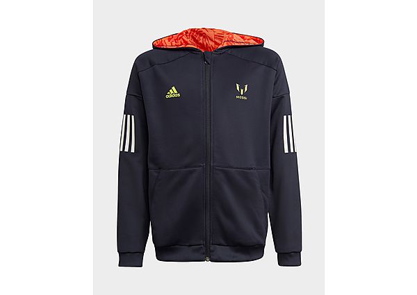 adidas Veste à capuche Messi Football-Inspired Full-Zip - Legend Ink / Semi Solar Yellow, Legend Ink
