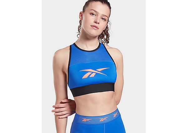 Reebok brassière de sport à encolure haute workout ready - Court Blue, Court Blue