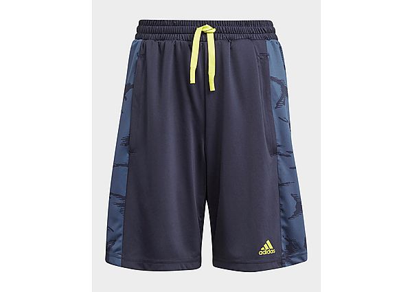 adidas Short Designed To Move Camouflage - Legend Ink / Acid Yellow, Legend Ink / Acid Yellow