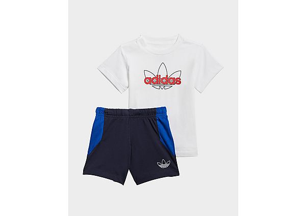adidas Originals Ensemble SPRT Collection Shorts Graphic Tee - White / Legend Ink, White / Legend In