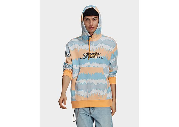 adidas Originals Sweat-shirt à capuche Adventure Archive Printed - Hazy Orange / Multicolor, Hazy Or