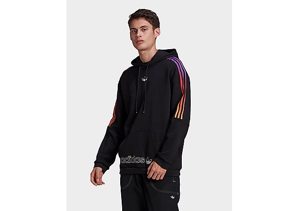adidas Originals Sweat-shirt à capuche SPRT 3-Stripes - Black / Multicolor, Black / Multicolor