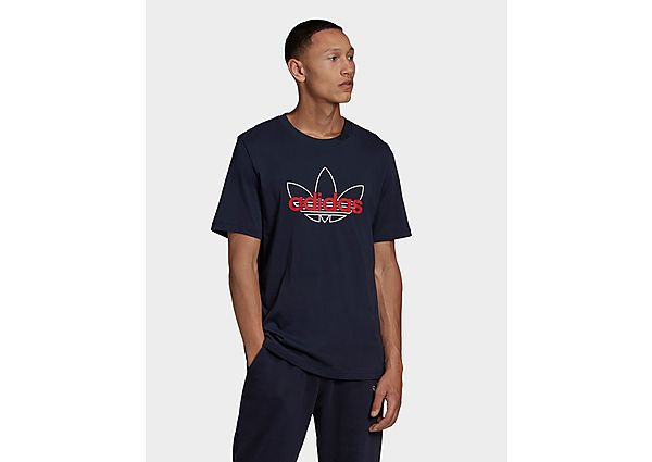 adidas Originals T-shirt SPRT Graphic - Legend Ink, Legend Ink