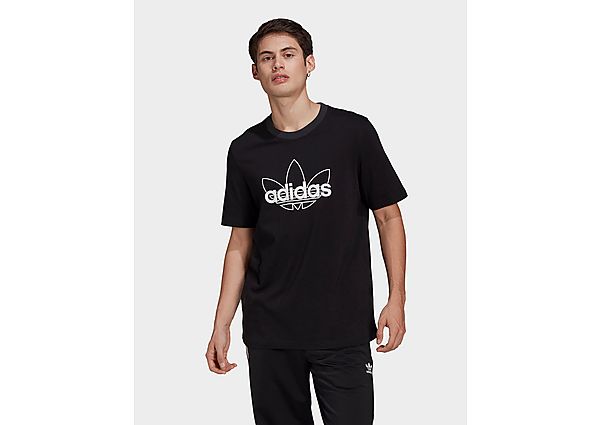 adidas Originals T-shirt SPRT Graphic - Black / White, Black / White
