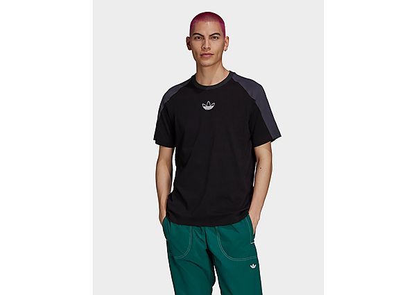 adidas Originals T-shirt SPRT Archive Blocked - Black, Black