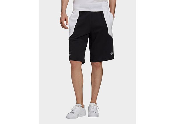 adidas Originals Short SPRT Archive Long Sweat - Black / White, Black / White