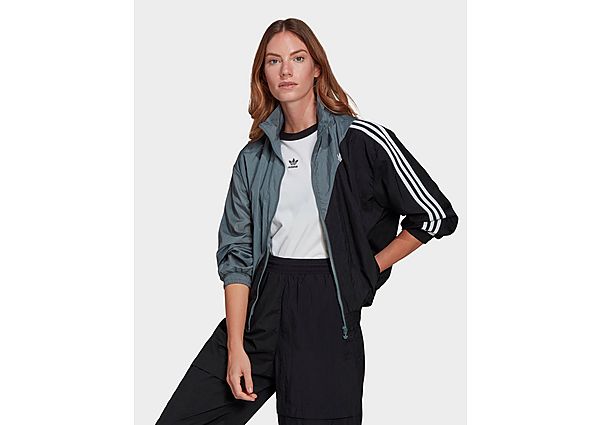 adidas Originals Track Top Adicolor Sliced Trefoil - Blue Oxide / Black, Blue Oxide / Black