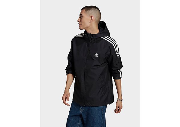 adidas Originals Coupe-vent Adicolor Classics 3-Stripes Full-Zip - Black, Black