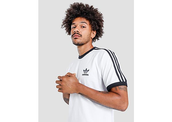 adidas Originals T-shirt California 3-Stripes Homme - White, White