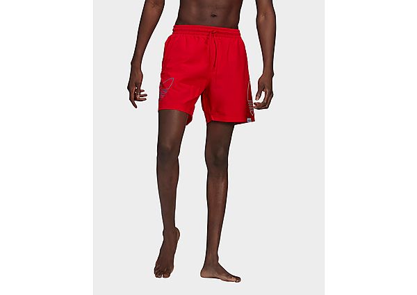 adidas Originals Short de bain Adicolor FTO - Scarlet, Scarlet