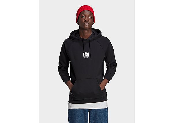 adidas Originals Sweat-shirt à capuche LOUNGEWEAR Adicolor 3D Trefoil Graphic - Black, Black