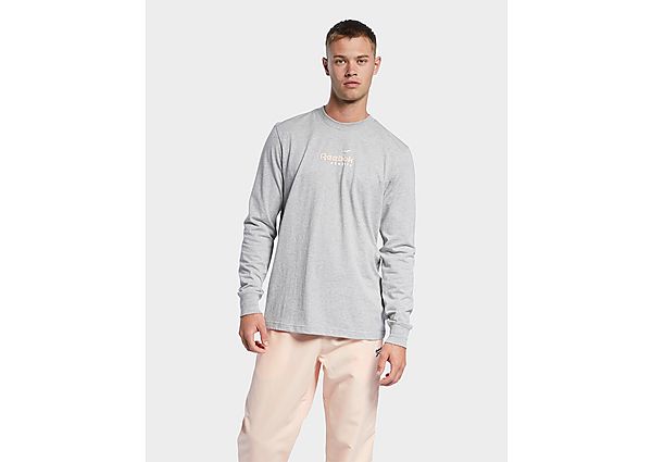 Reebok t-shirt à manches longues classics - Medium Grey Heather, Medium Grey Heather