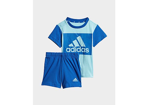 adidas Ensemble short et t-shirt Essentials - Hazy Sky / Royal Blue, Hazy Sky / Royal Blue