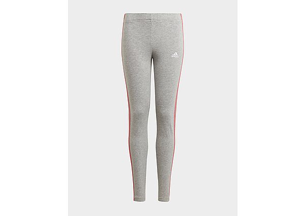 adidas Legging Essentials 3-Stripes - Medium Grey Heather / Hazy Rose, Medium Grey Heather / Hazy Ro